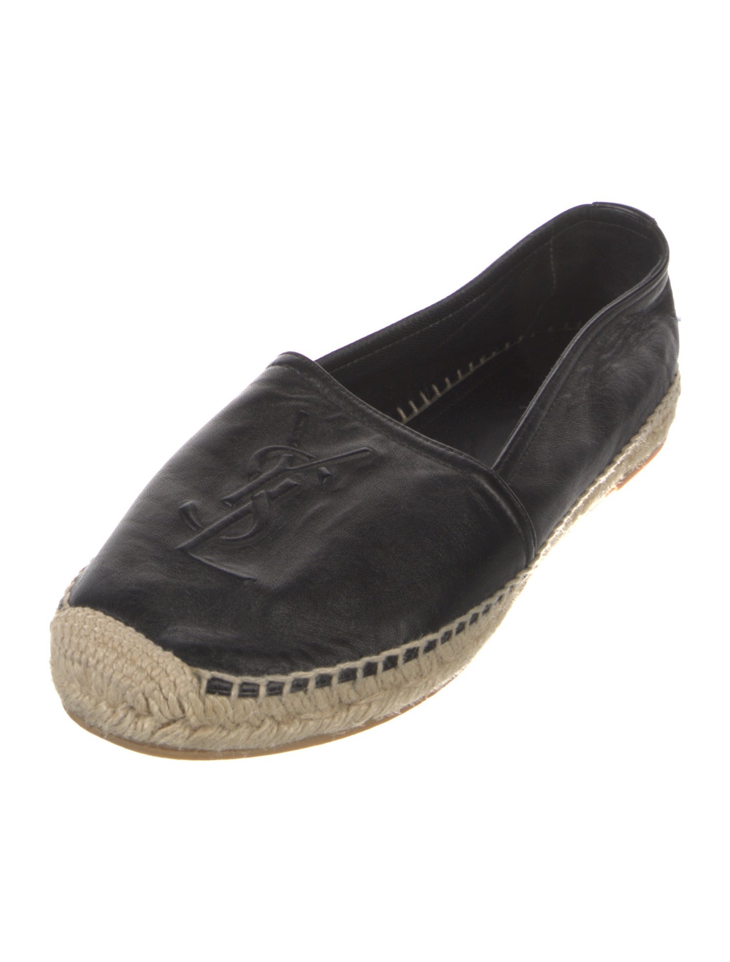 Saint Laurent Leather Espadrilles
