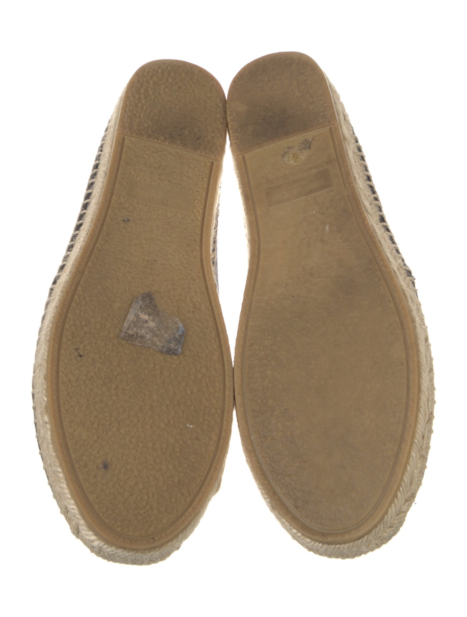 Saint Laurent Leather Espadrilles