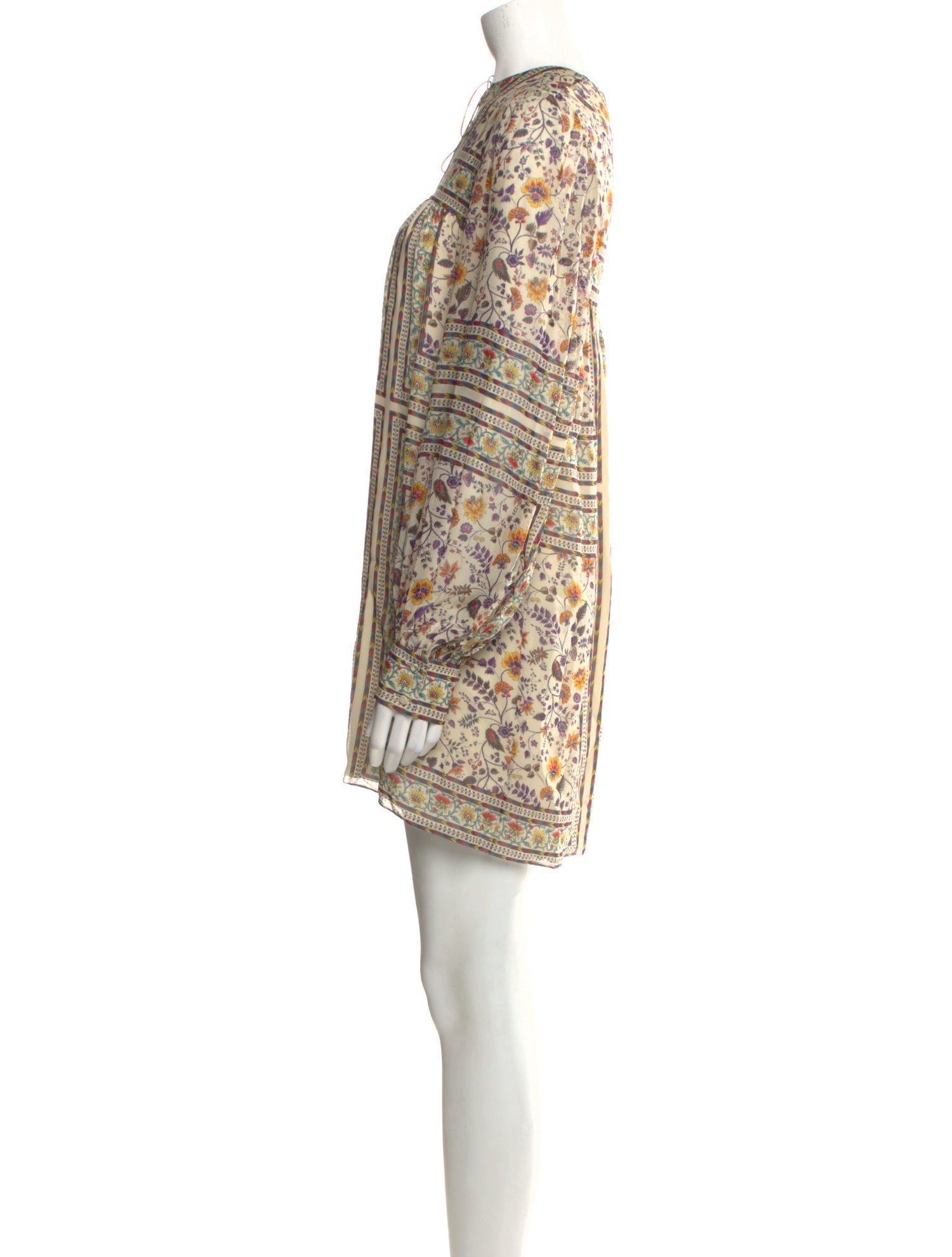 Saint Laurent Silk Mini Dress