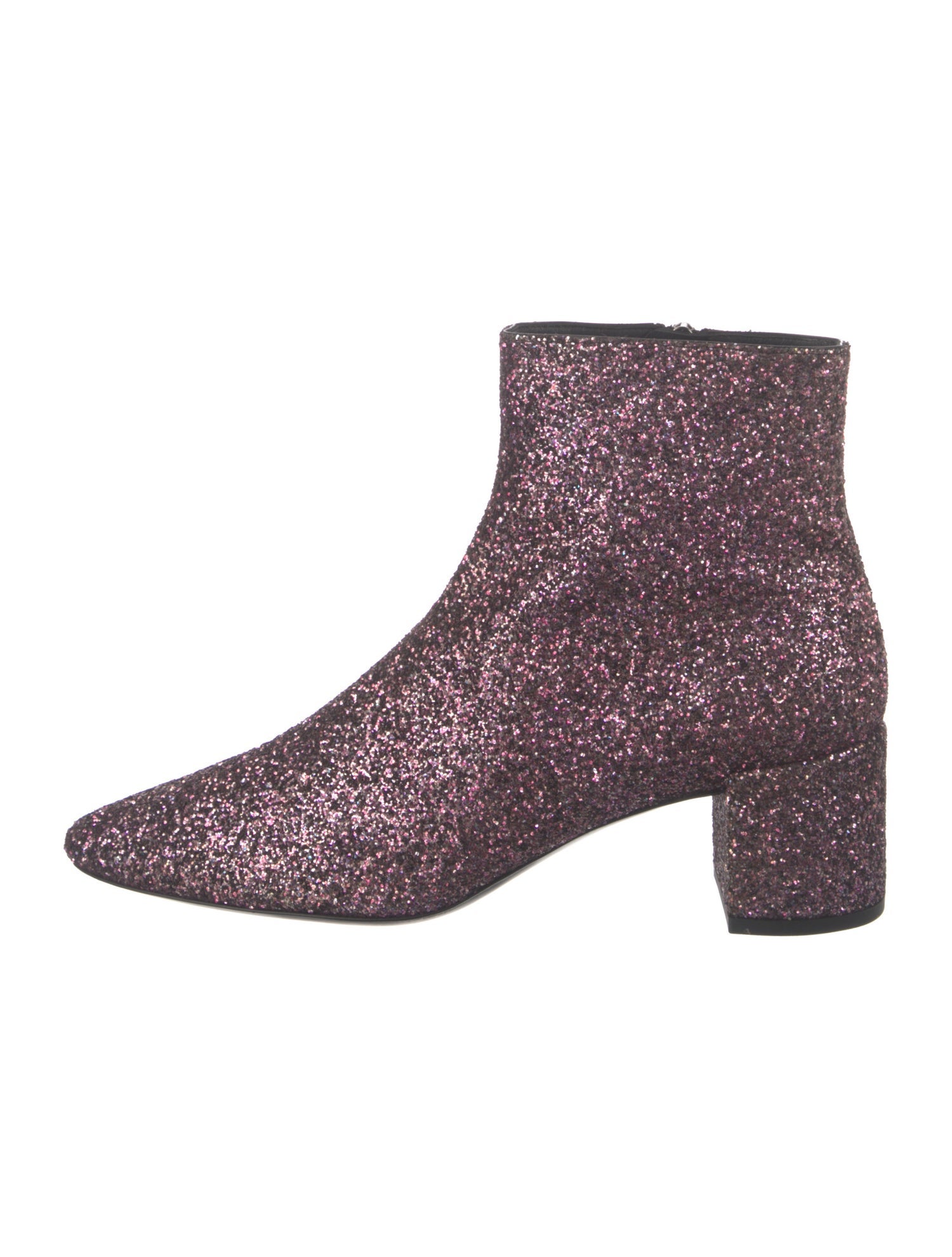 Saint Laurent Loulou 50 Glitter Sock Boots