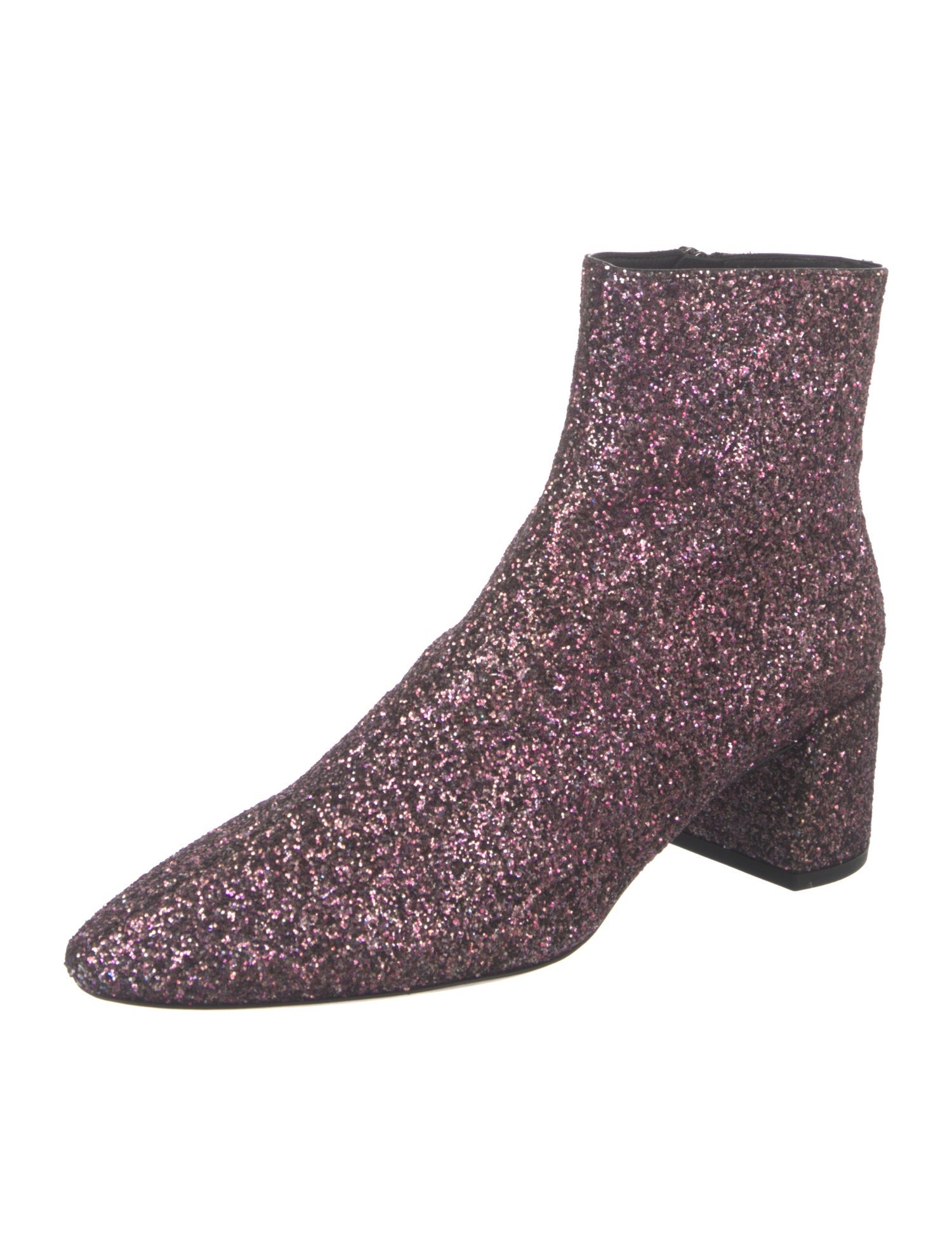 Saint Laurent Loulou 50 Glitter Sock Boots