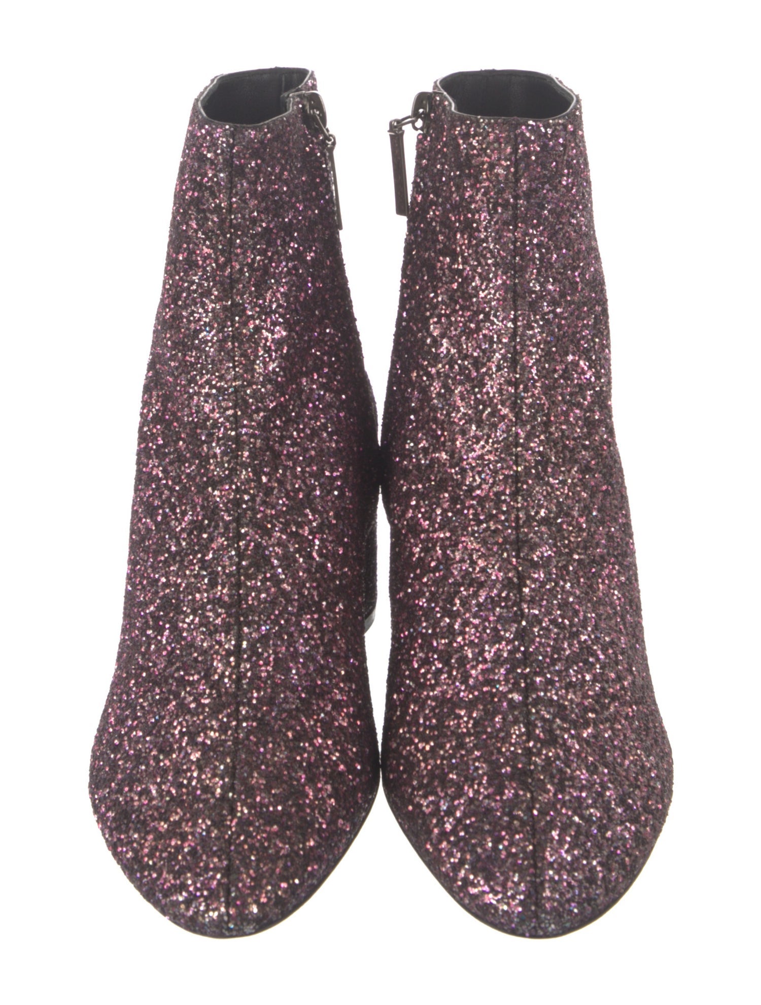 Saint Laurent Loulou 50 Glitter Sock Boots