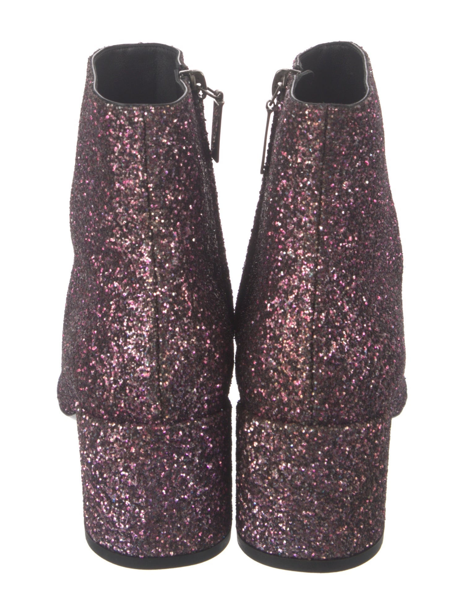 Saint Laurent Loulou 50 Glitter Sock Boots