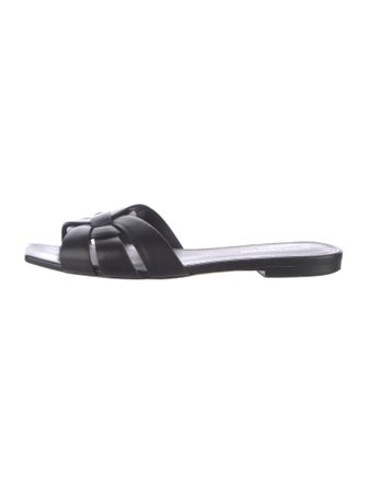 Saint Laurent Tribute 05 Leather Slides
