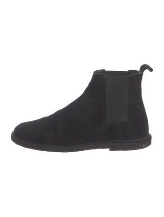 Saint Laurent Suede Chelsea Boots