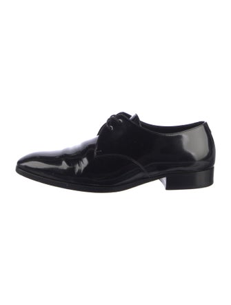 Saint Laurent Patent Leather Derby Shoes