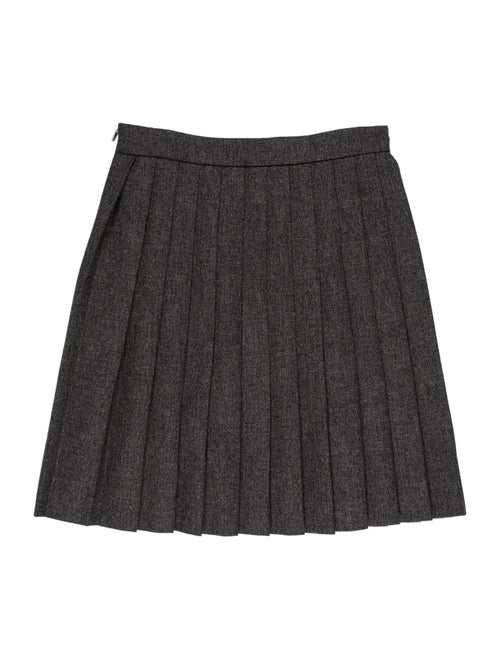 Saint Laurent Wool Mini Skirt