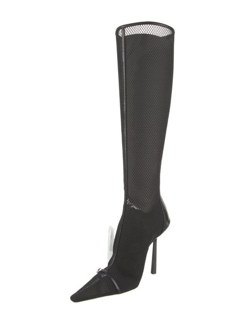 Saint Laurent Animal Print Sock Boots