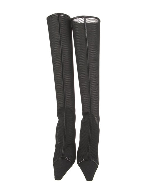 Saint Laurent Animal Print Sock Boots