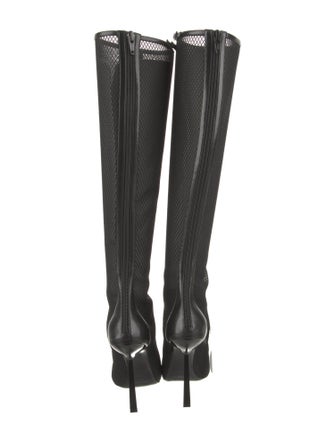 Saint Laurent Animal Print Sock Boots