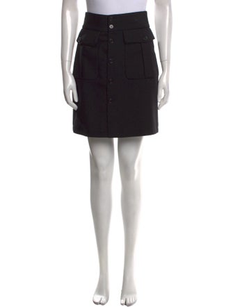 Saint Laurent Wool Mini Skirt