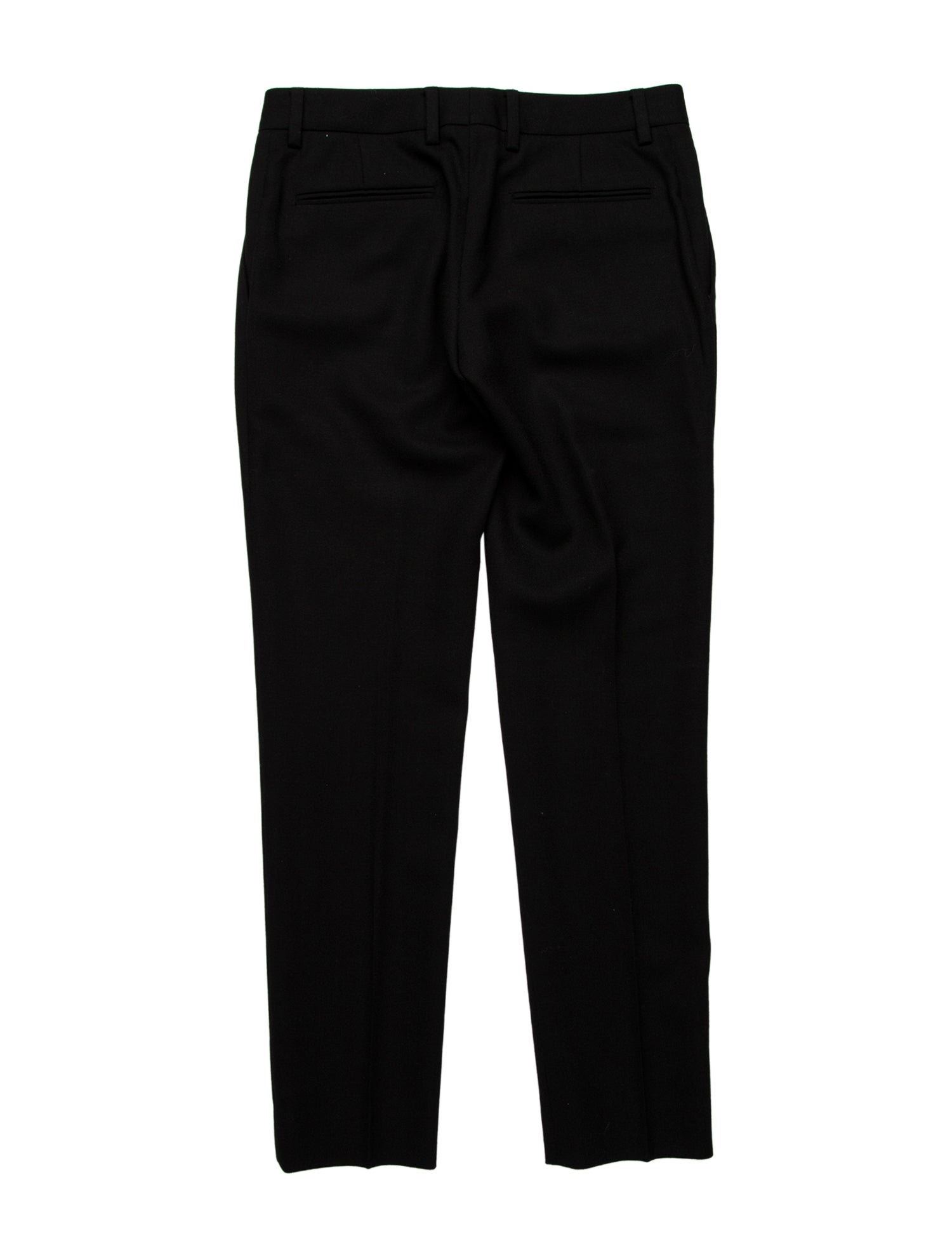 Saint Laurent Wool Straight Leg Pants