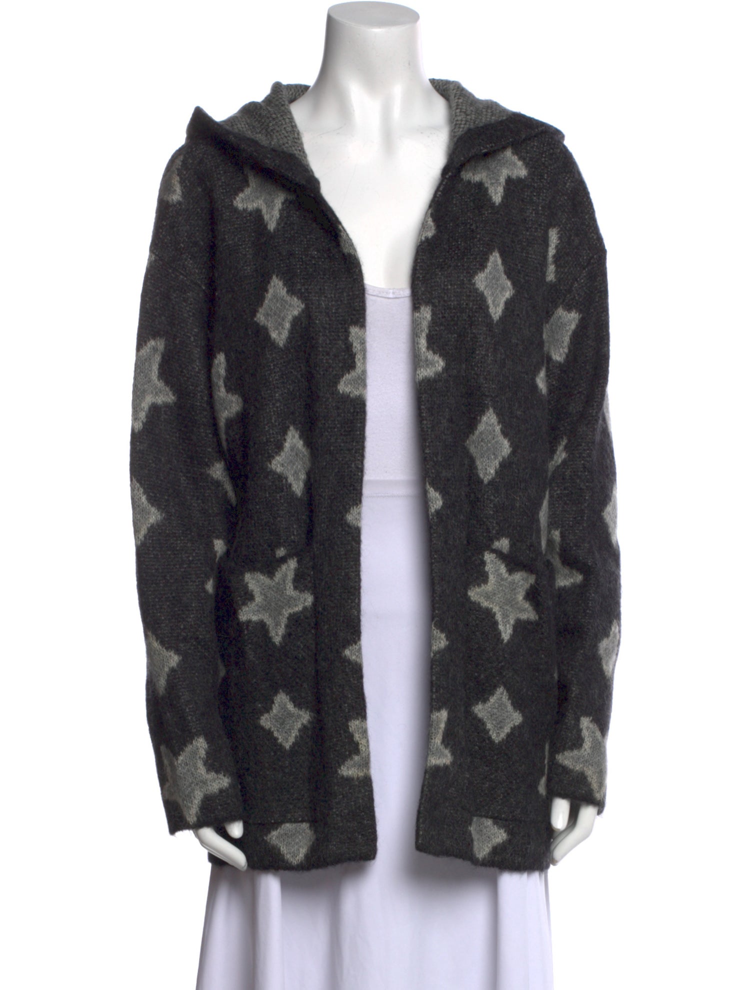 Saint Laurent Mohair Printed Sweater