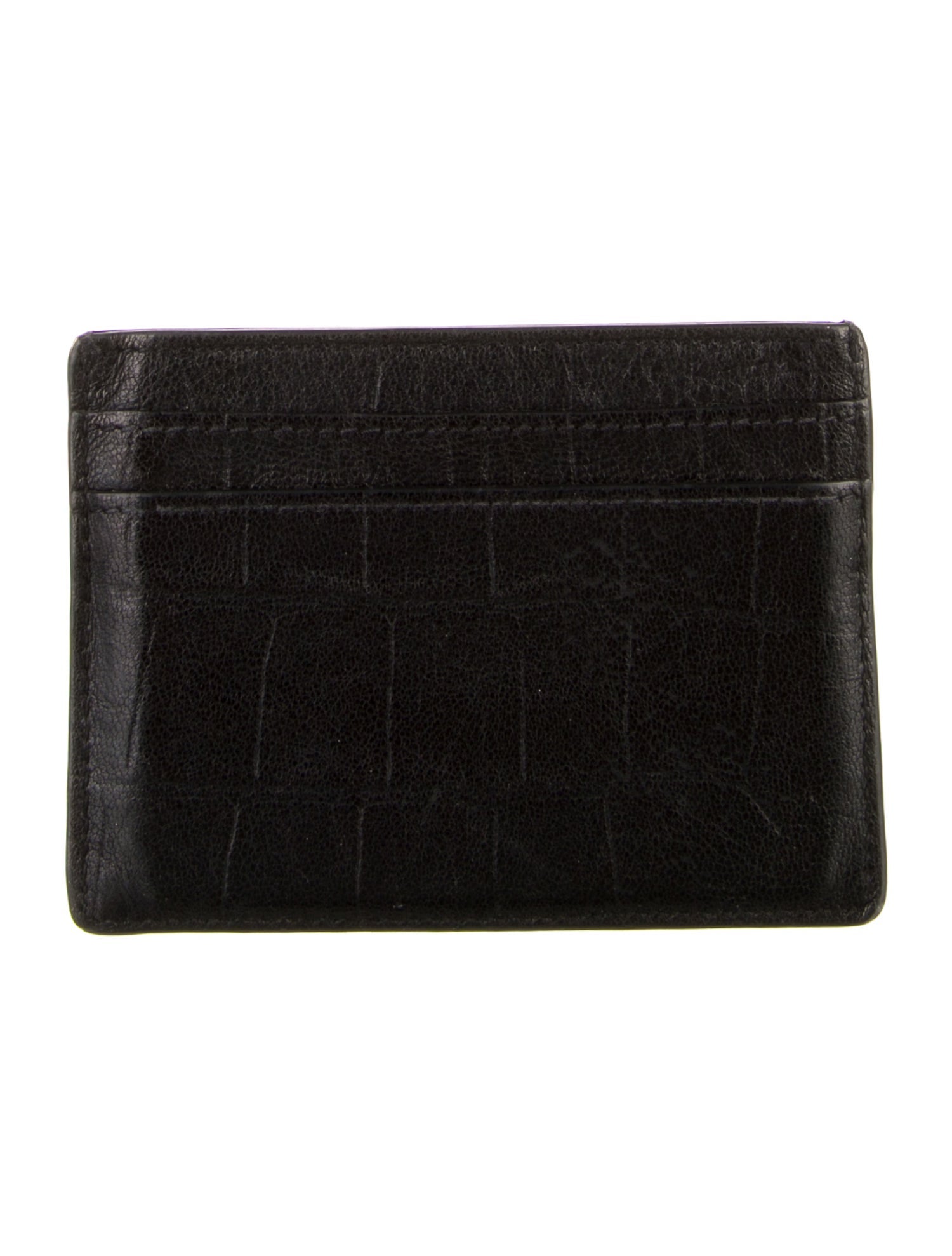 Saint Laurent 2018 Signature Logo Card Holder