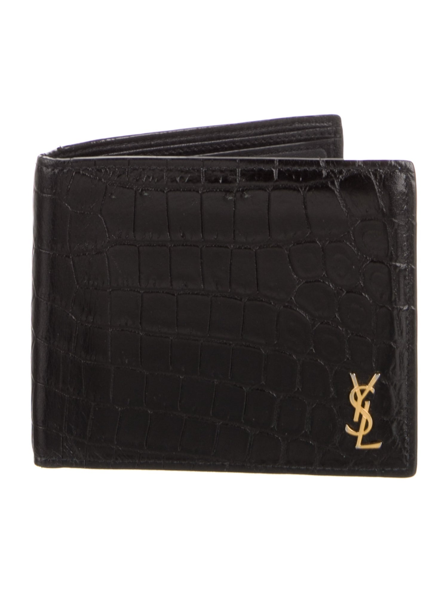 Saint Laurent 2023 Signature Logo Bifold Wallet