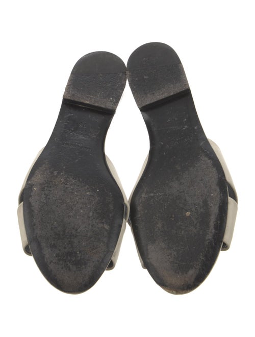 Saint Laurent Leather Slides