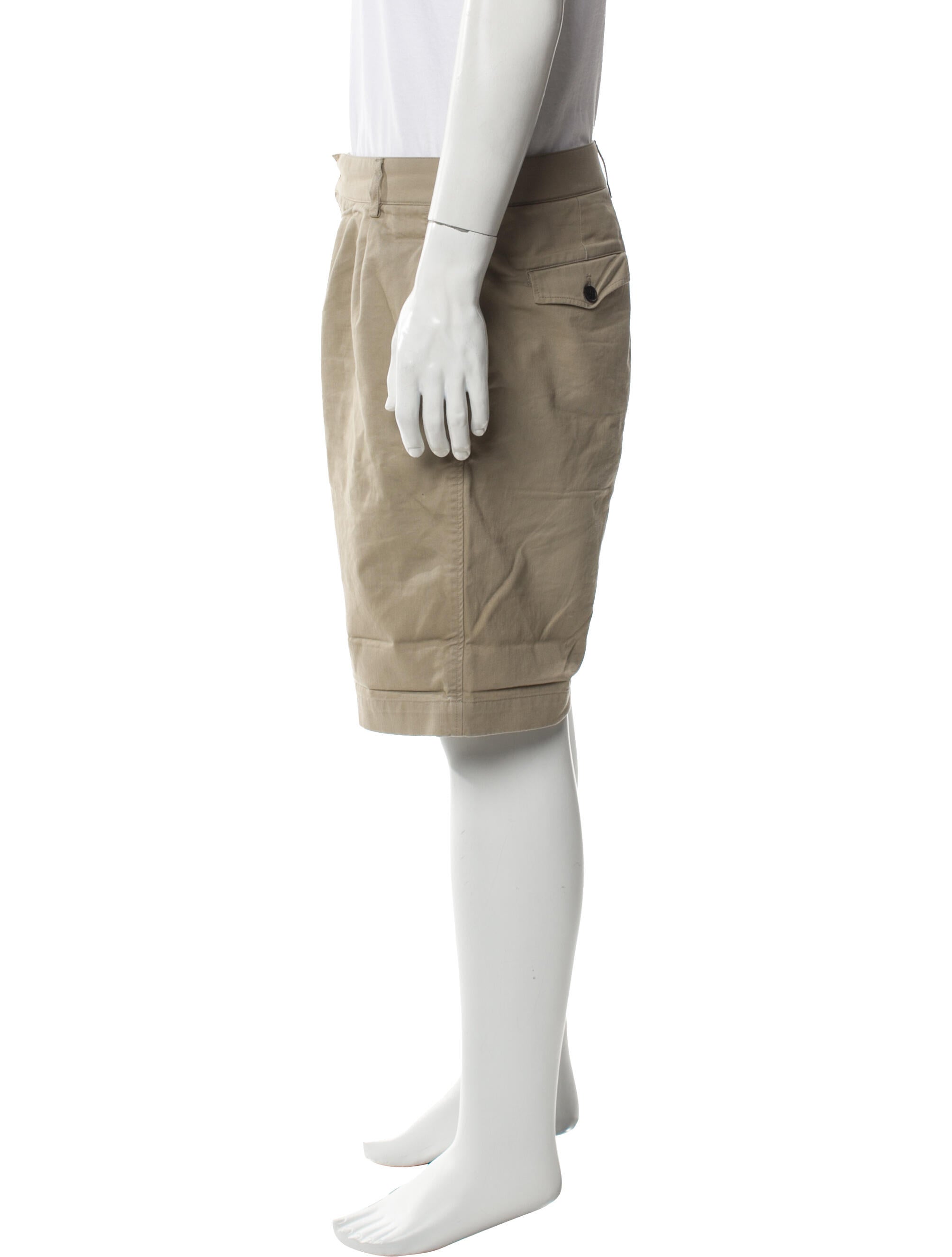 Saint Laurent 2020 Flat Front Shorts