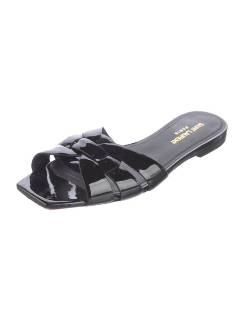 Saint Laurent Patent Leather Slides