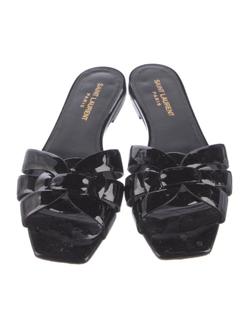 Saint Laurent Patent Leather Slides