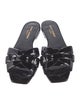 Saint Laurent Patent Leather Slides