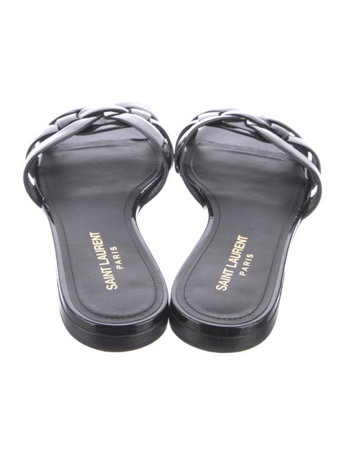 Saint Laurent Patent Leather Slides
