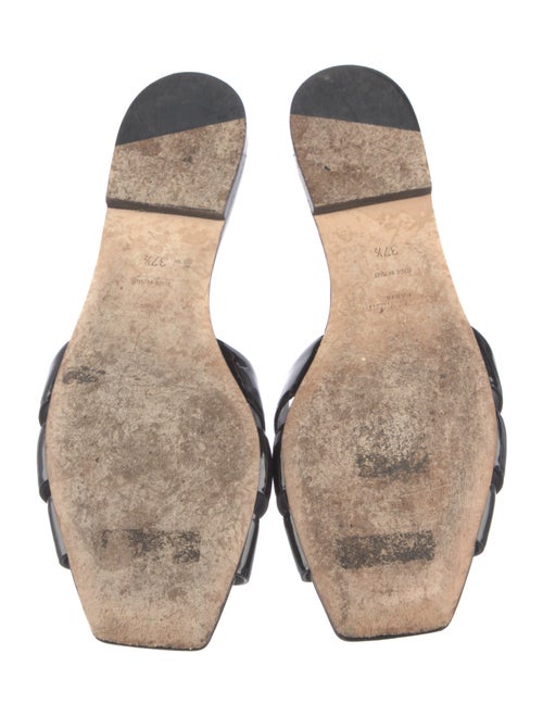 Saint Laurent Patent Leather Slides
