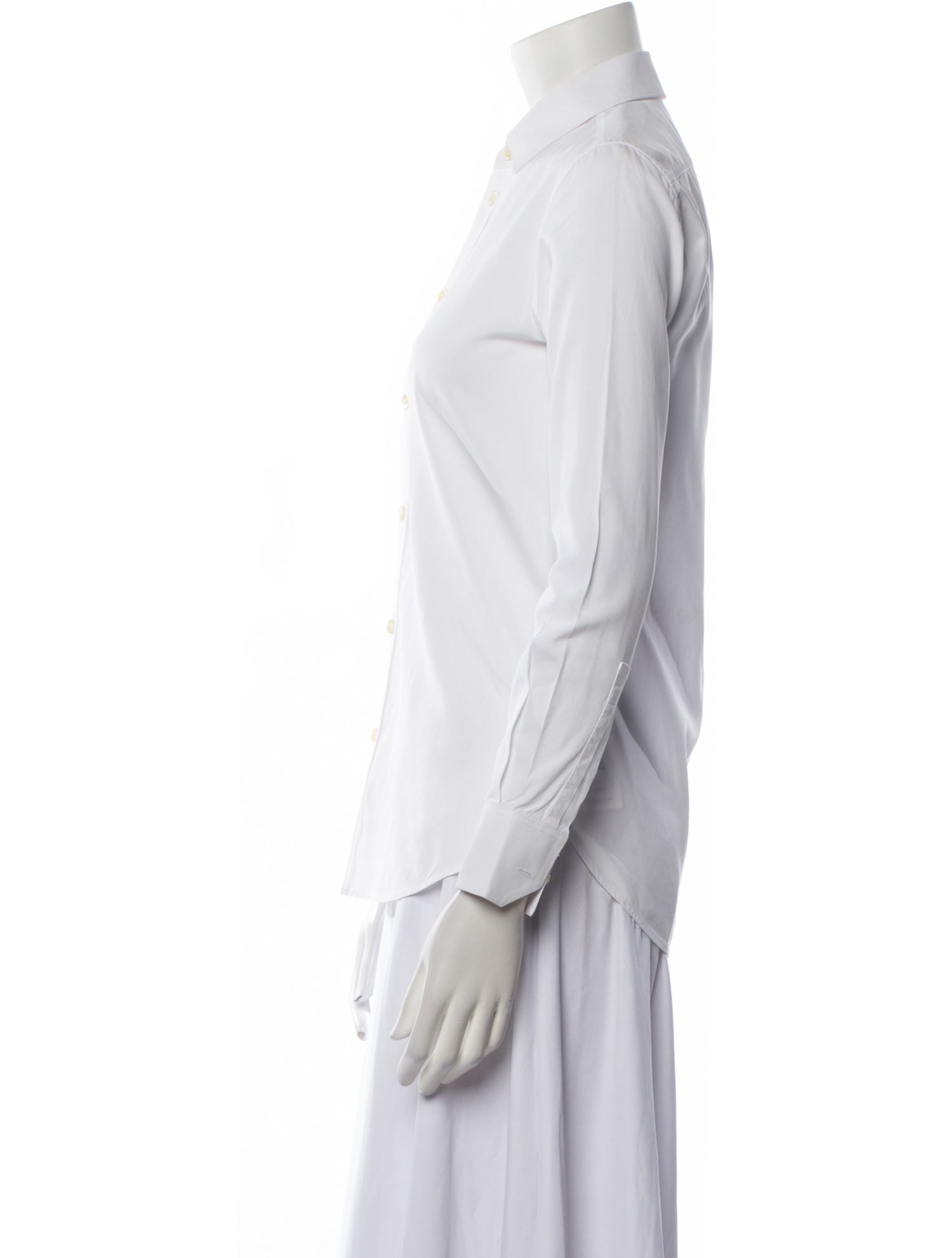 Saint Laurent 2014 Long Sleeve Button-Up Top