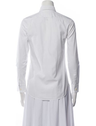 Saint Laurent 2014 Long Sleeve Button-Up Top