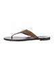 Saint Laurent Gia Land Suede Slides