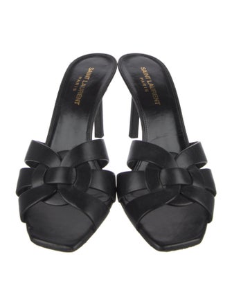 Saint Laurent Tribute 85 Leather Slides