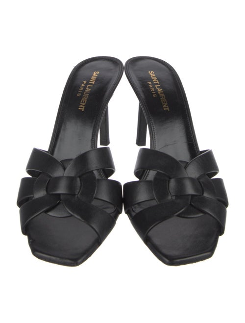 Saint Laurent Tribute 85 Leather Slides