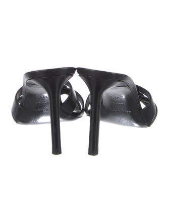 Saint Laurent Tribute 85 Leather Slides