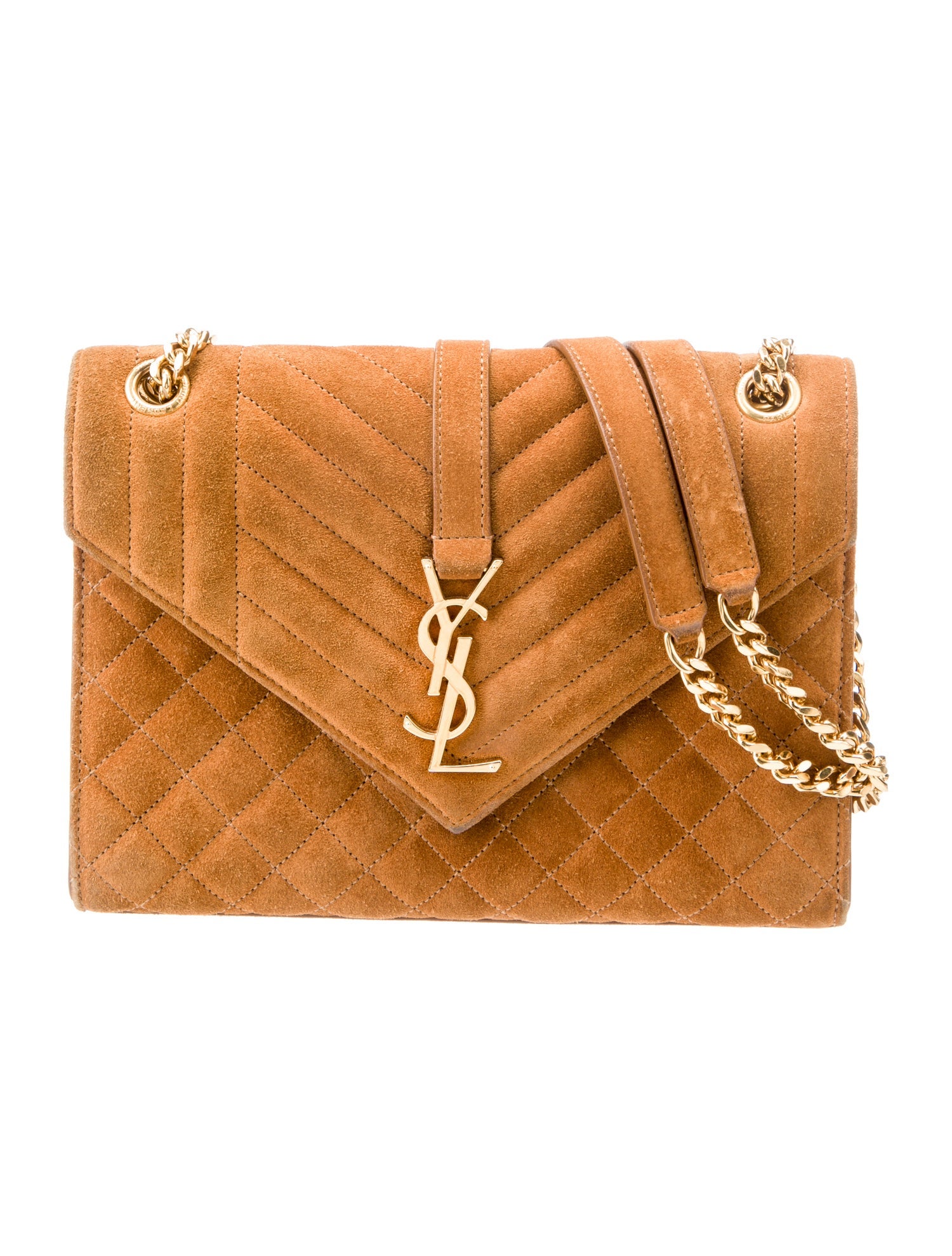 Saint Laurent Quilted Envelope Medium