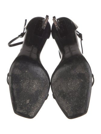 Saint Laurent Patent Leather Sandals