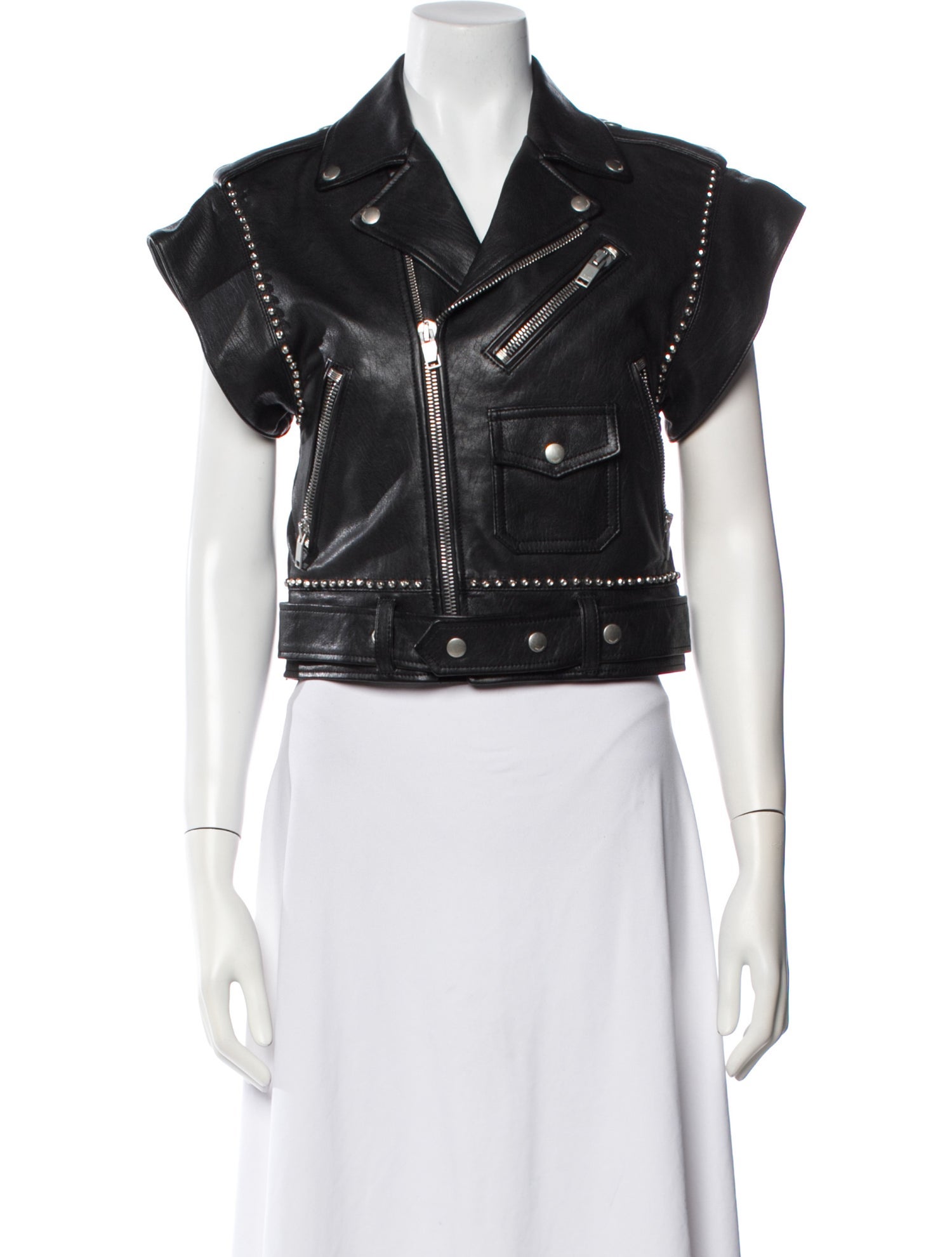 Saint Laurent Leather Biker Jacket w/ Tags