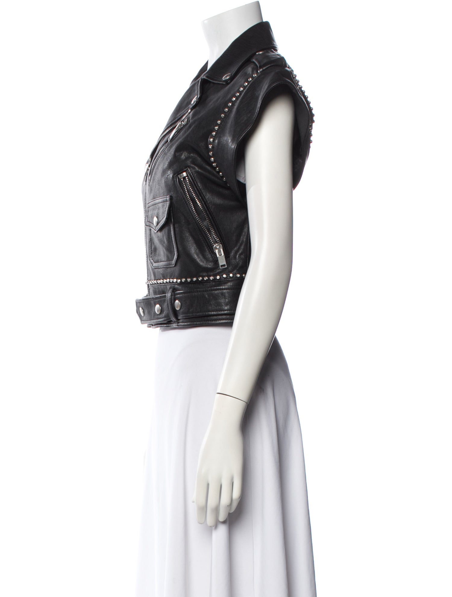 Saint Laurent Leather Biker Jacket w/ Tags