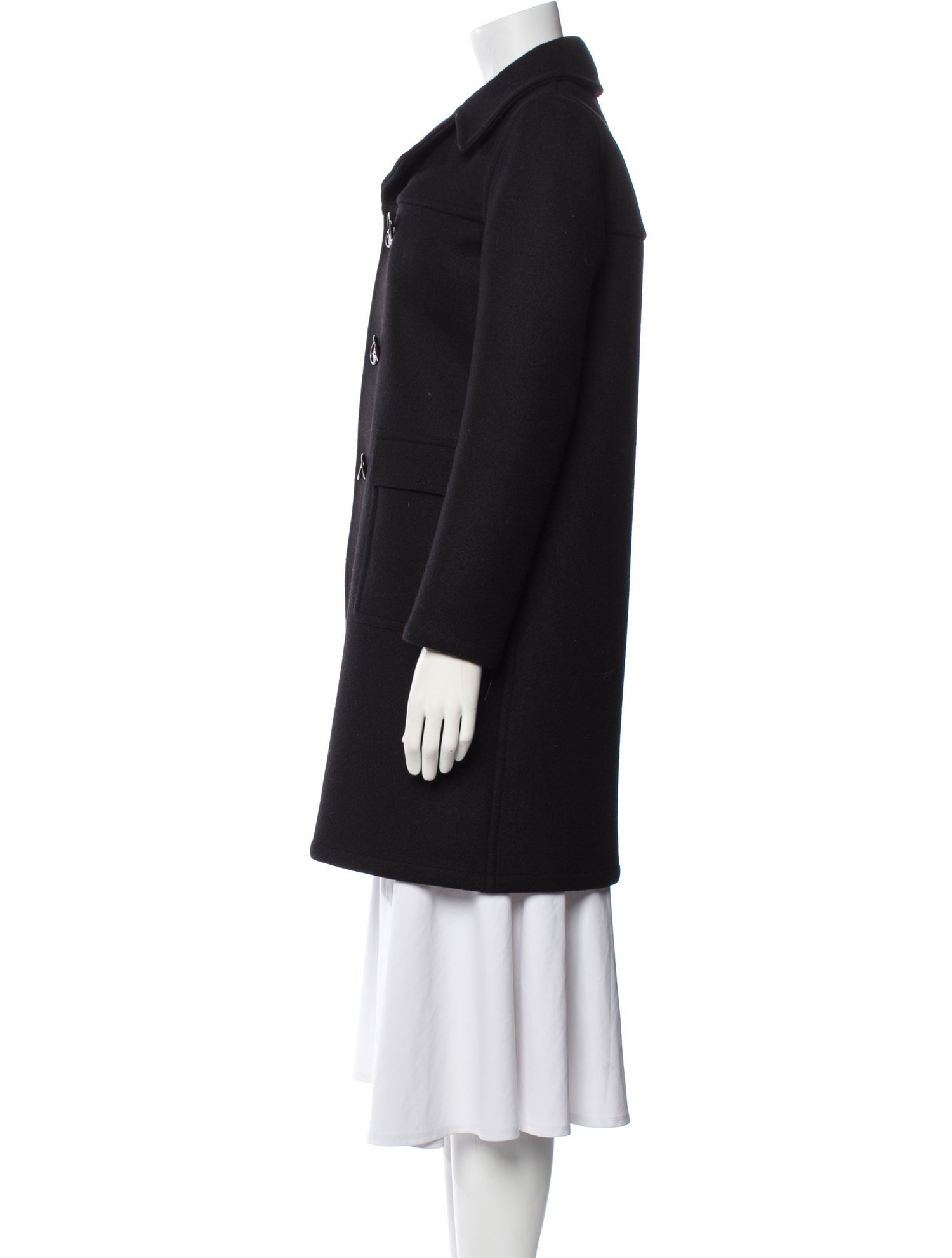 Saint Laurent Wool Peacoat