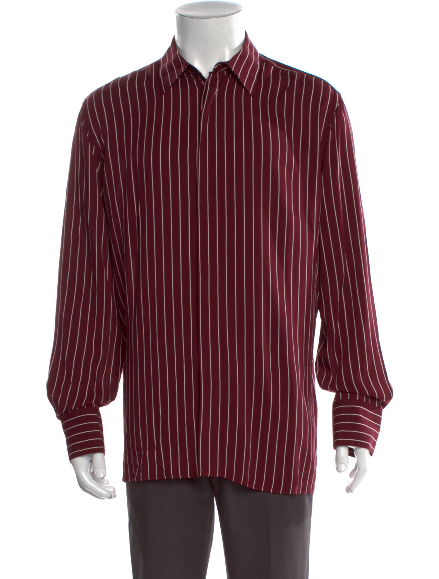 Saint Laurent 2024 Striped Shirt