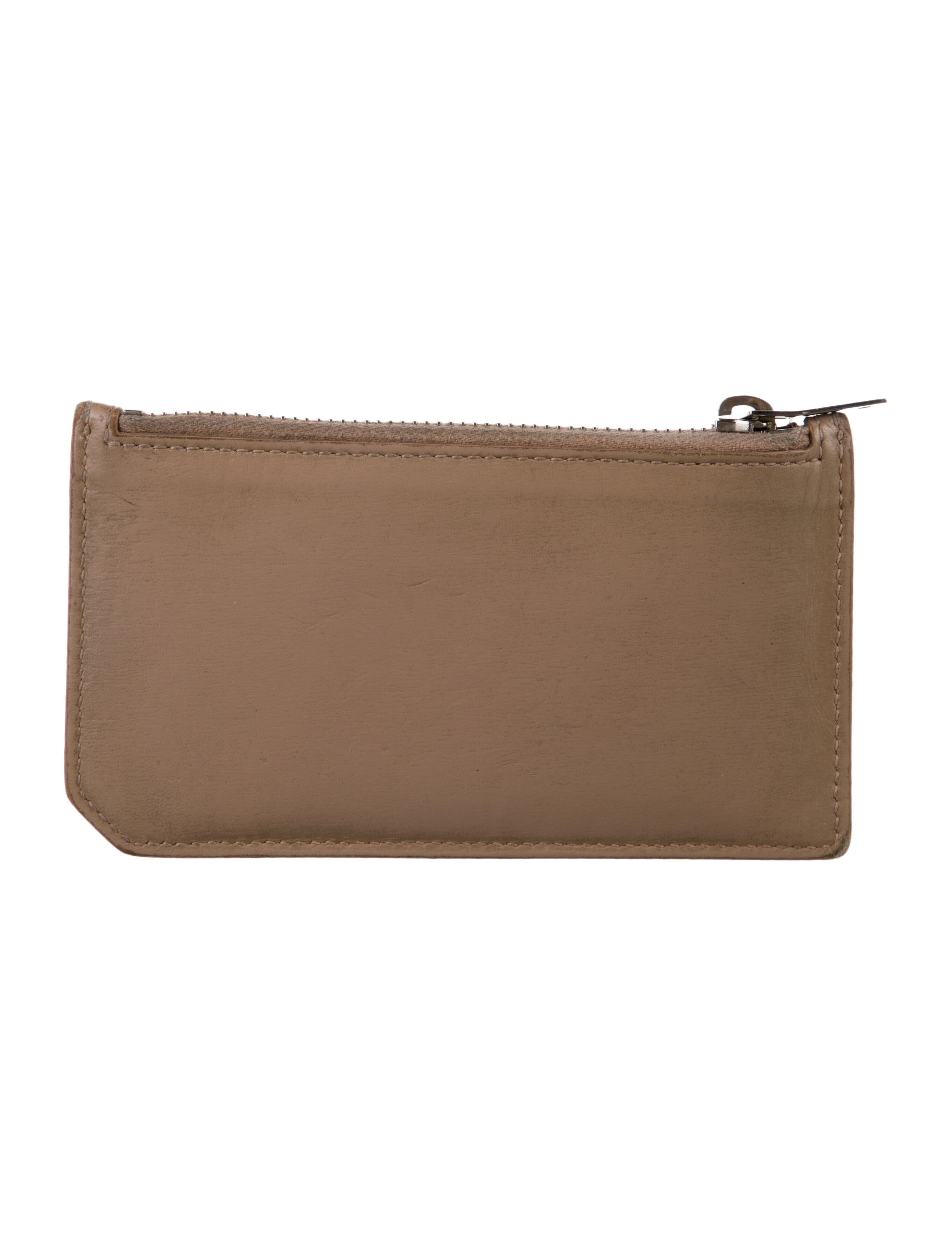 Saint Laurent Leather Card Holder