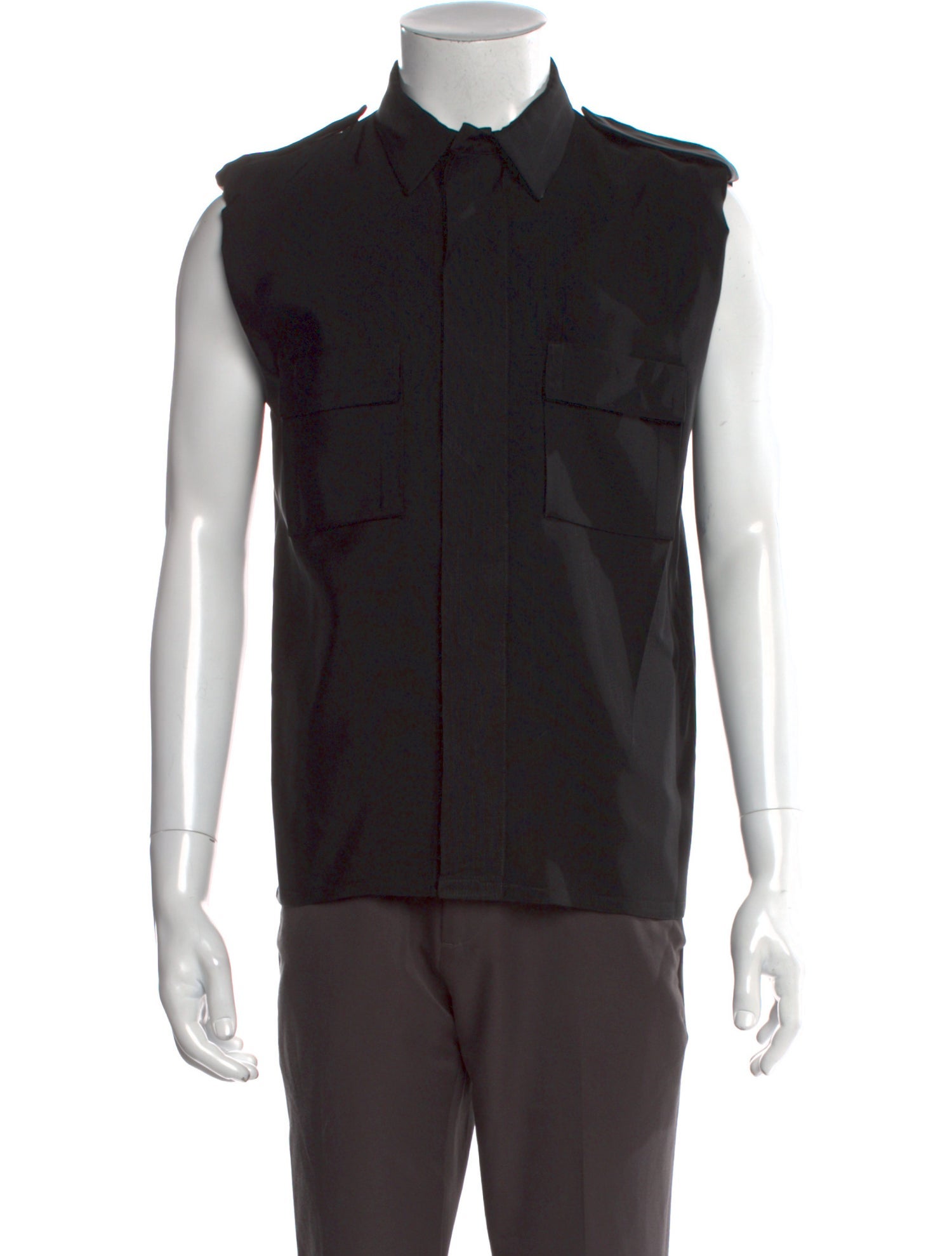 Saint Laurent 2023 Sleeveless Shirt