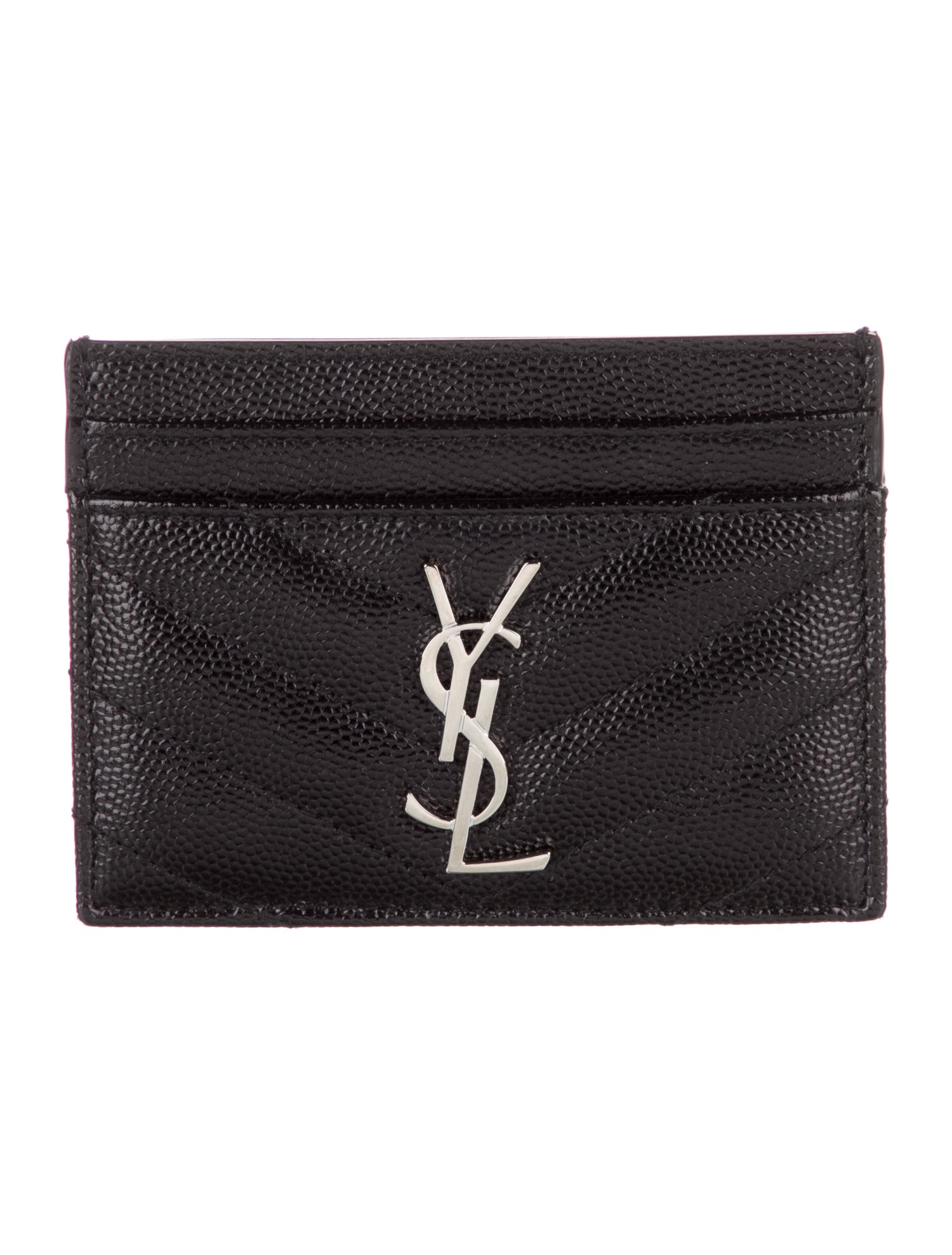 Saint Laurent 2018 Chevron Card Holder