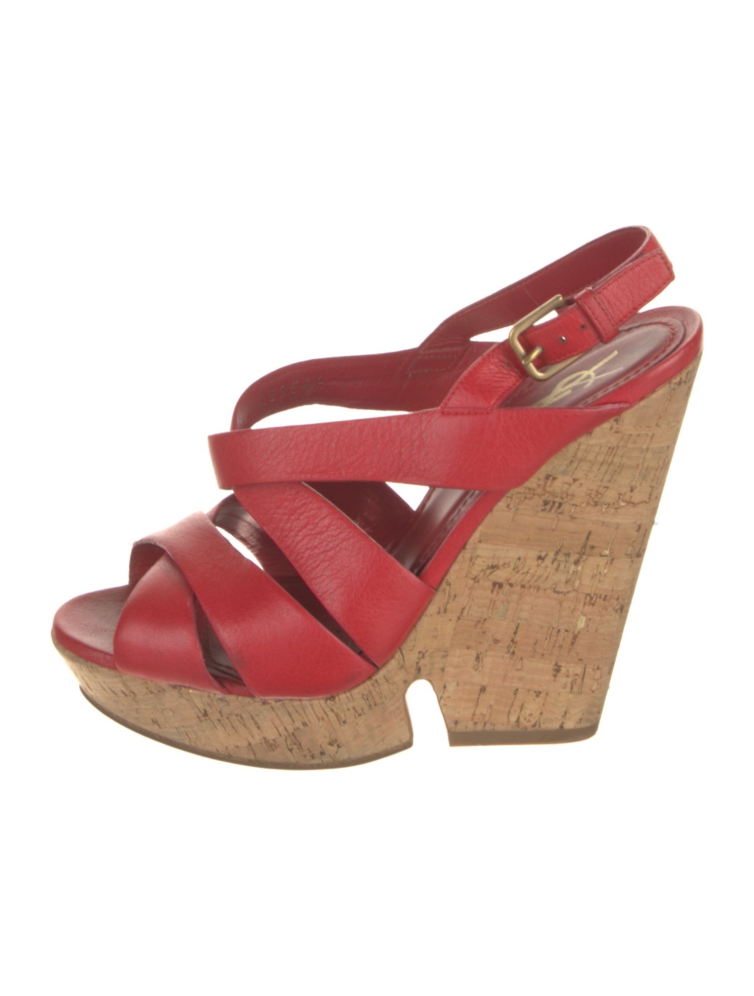 Saint Laurent Leather Slingback Pumps