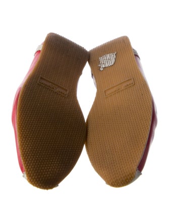 Saint Laurent Leather Colorblock Pattern Athletic Sneakers