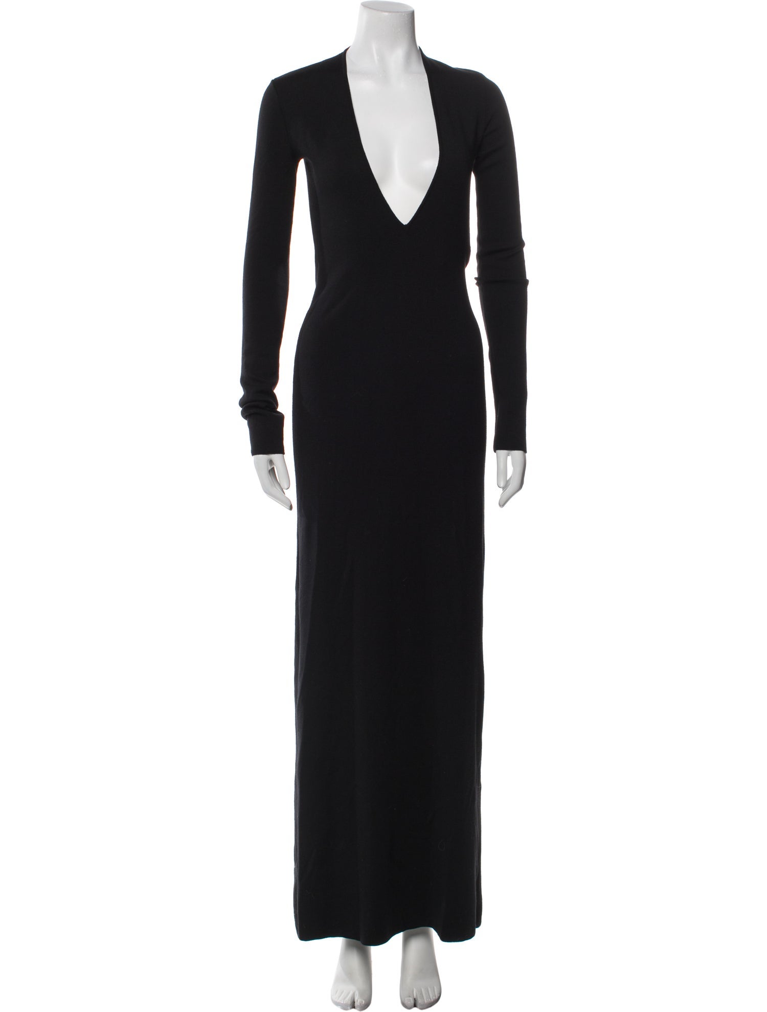 Saint Laurent Wool Long Dress