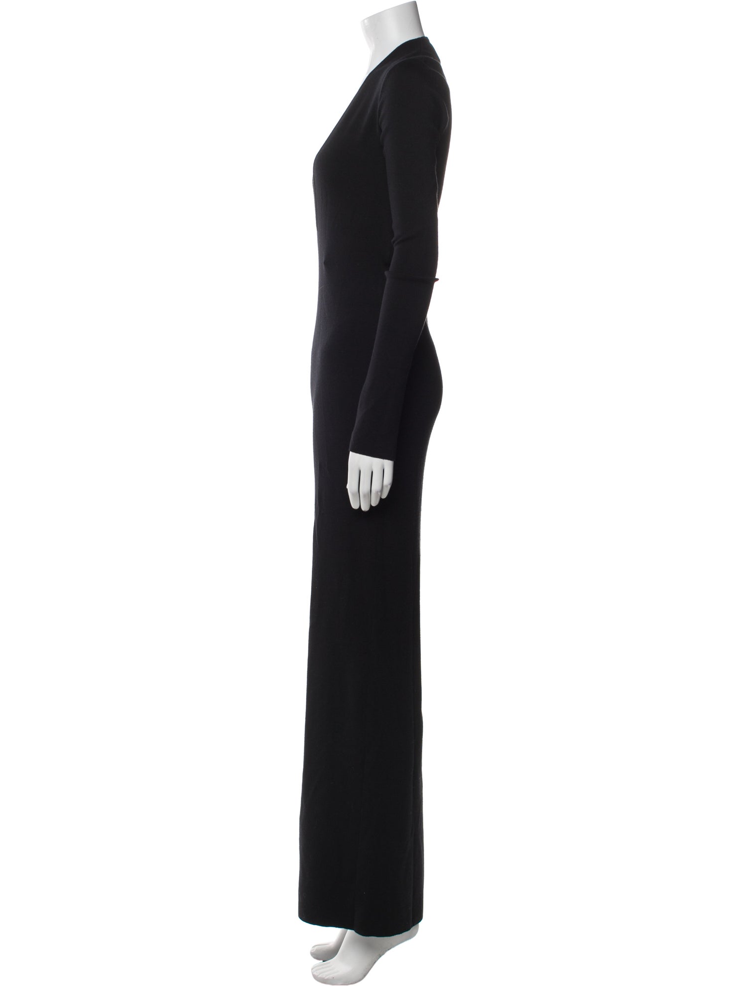 Saint Laurent Wool Long Dress