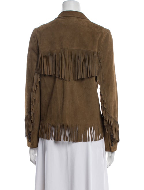 Saint Laurent Suede Utility Jacket