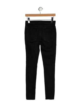 Saint Laurent Mid-Rise Skinny Leg Jeans