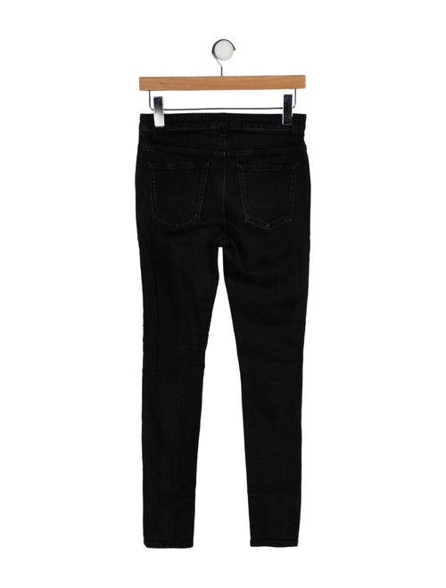 Saint Laurent Mid-Rise Skinny Leg Jeans