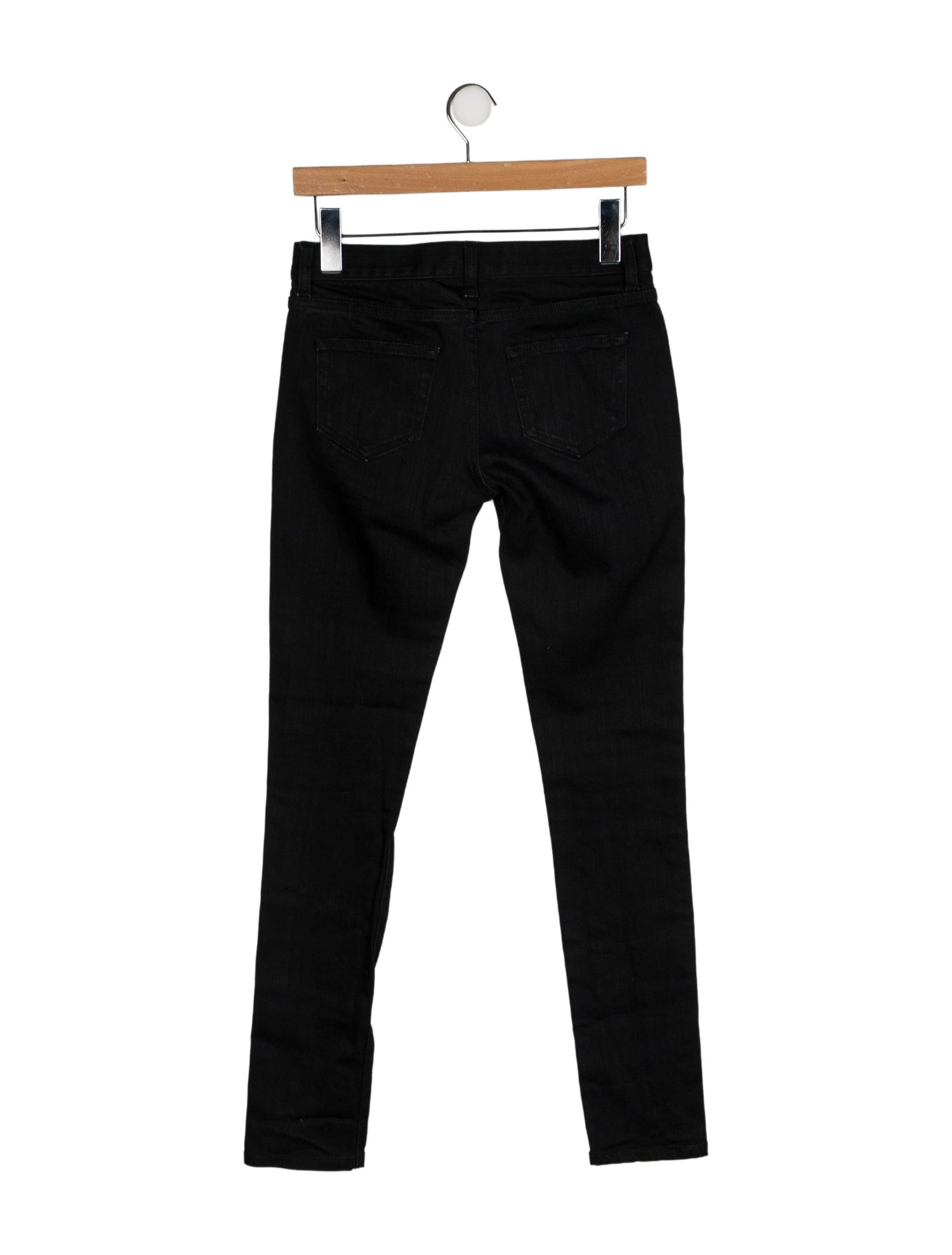 Saint Laurent Mid-Rise Skinny Leg Jeans