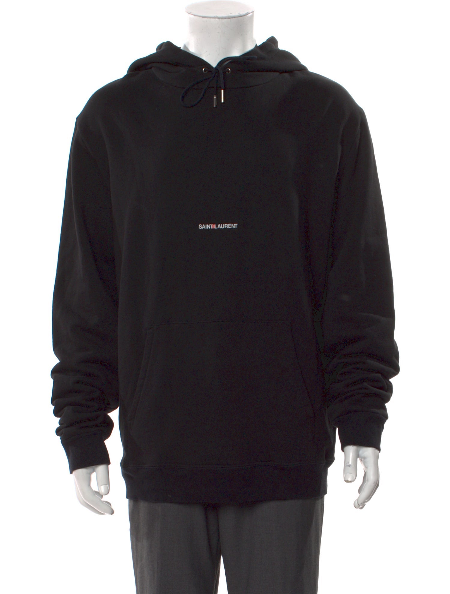 Saint Laurent Graphic Print Crew Neck Hoodie